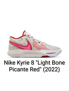 Nike Kyrie 8 (2022) Light Bone Picante Red Mens SZ 11.5 NWOB